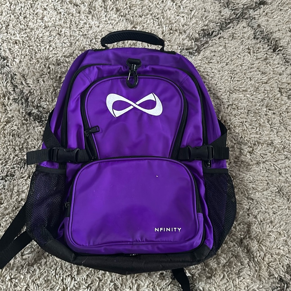 NFINTY Purple Cheer Backpack like New